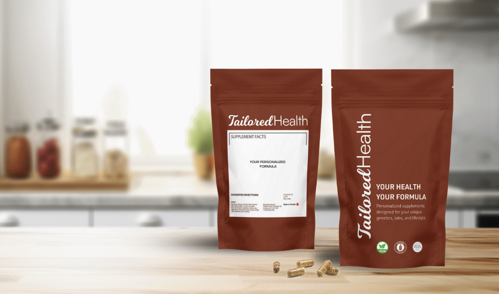 After - Personalized supplement formula results